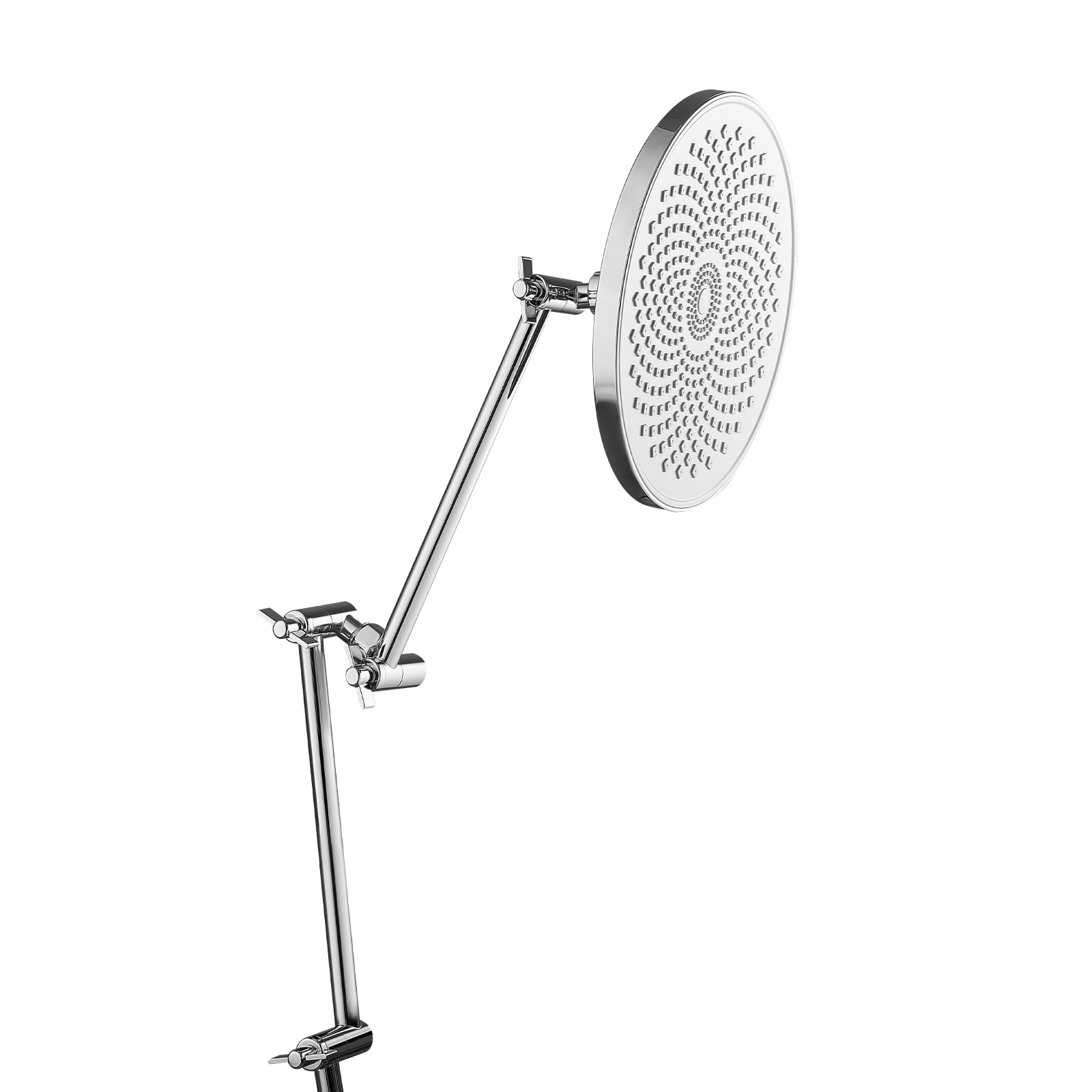 Shower Head Extension Arm Extender 11 In Adjustable Angle Height G1/2 Universal_voghion.com